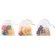 Set de 3 bolsas con logo rPET reutilizable Veggie SET Blanco detalle 1