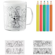 Taza para colorear 280 ml Painty Taza para colorear 280 ml Painty
