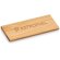 Porta credencial personalizada para ecológica de madera Deri Madera detalle 3