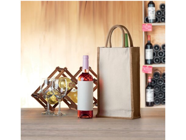 Bolsa para vino Campo Di Vino Duo con logo