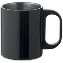 Original taza térmica con logotipo acero negro