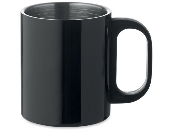 Taza térmica Taniss acero doble pared 300ml asa ergonómica PP detalle 14