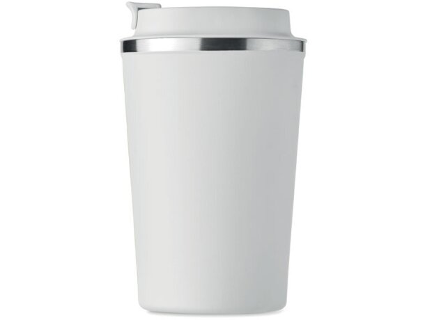 Vaso acero Brace Blanco detalle 4