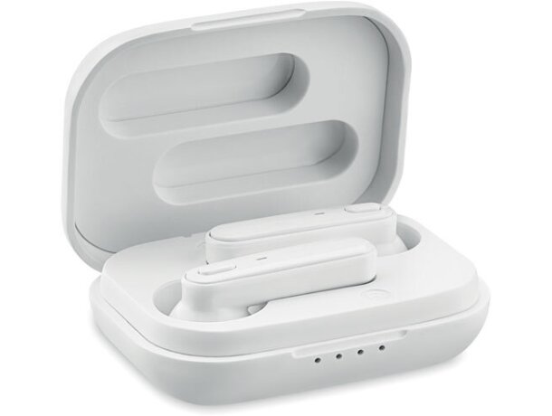 Set 2 auriculares (TWS) 5.0 Jazz Blanco detalle 3