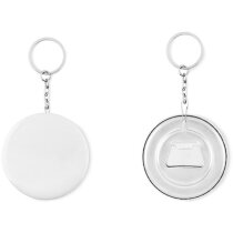 Llaveros abrebotellas con logo metal redondo de metal