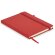 Libreta banda elastica con hojas a rayas de polipiel Arpu Rojo