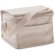 Bolsa térmica Evan beige algodón aislante 6 latas