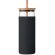 Vaso de cristal borosilicato con funda de silicona 450ml Strass Negro detalle 1