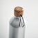 Botella de aluminio con tapa de bambu 800ml BIG Amel Plateado mate detalle 2