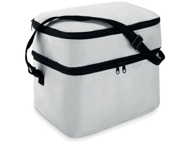 Bolsas térmicas poliester Casey Blanco detalle 2