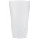Vasos de plástico polipropileno reutilizable 300ml Blanco transparente detalle 1