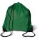 mochila con cordones surtido de colores personalizada verde