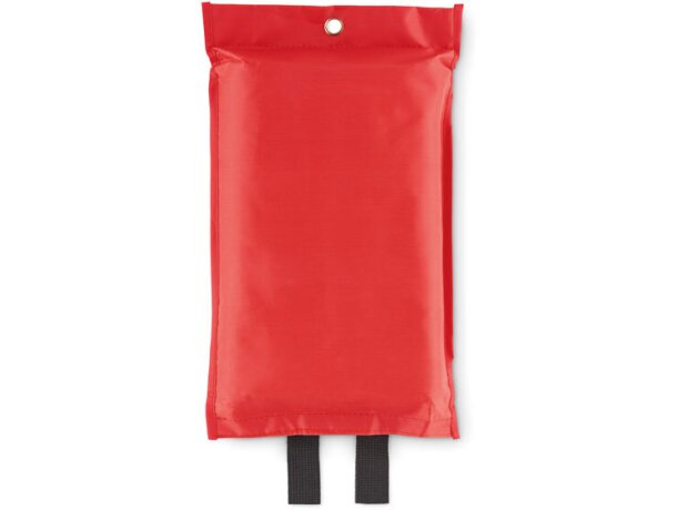 Manta ignifuga en bolsa de PVC Vatra Rojo detalle 1