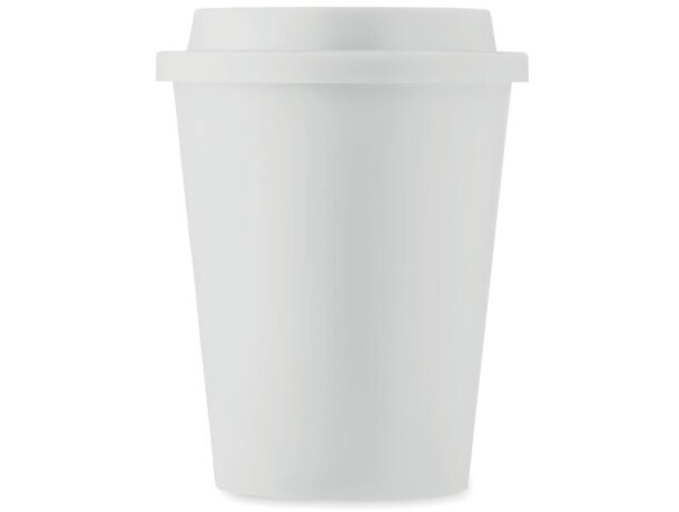 Vaso de doble pared PP 300 ml Nola Blanco detalle 11