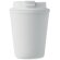 Vasos de plástico con tapa de pp reciclado 300ml Tridus Blanco detalle 6