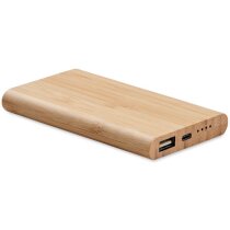 Powerbanks empresa con carcasa bambú ecológico