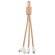 Cable carga triple corcho natural beige Cabie