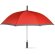 Paraguas especial con mango de eva rojo con logo
