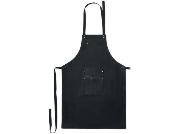 Set de barbacoa con delantal Sous Chef Negro detalle 1