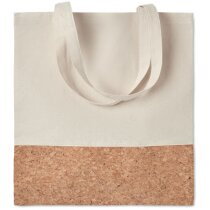 Bolsa de sarga de algodón 160 g/m2 asas largas