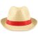 Sombrero De Paja rojo