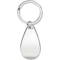 Llavero elegante con abridor personalizado plateado brillante Llavero elegante con abridor personalizado plateado brillante