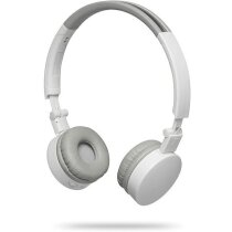 Auricular con bluetooth redondo blanco Auricular con bluetooth redondo blanco
