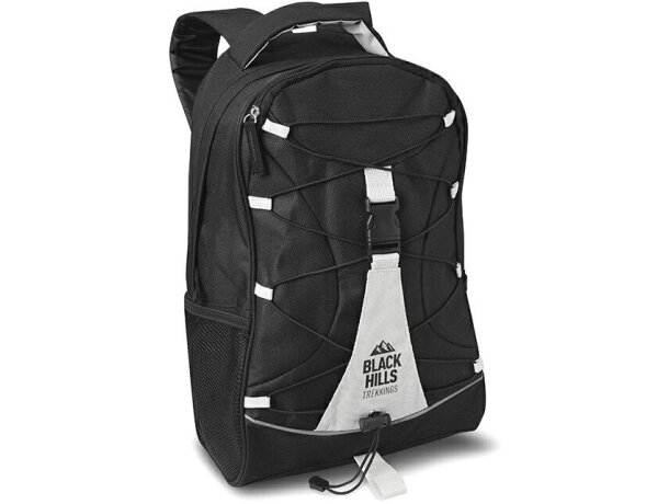 Mochila bicolor con cuerda frontal