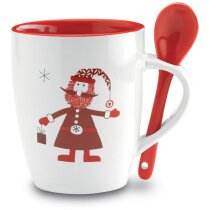 Taza con cuchara Claus