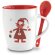 Taza con cuchara Claus detalle 1