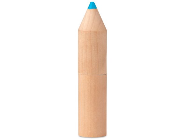 Estuche madera de 6 lápices Petit Coloret Madera detalle 3