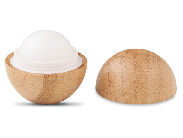 Bálsamo labial Soft Lux bambú con FPS 10 protección natural Madera detalle 3
