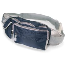 Riñonera con bolsillo para teléfono móvil azul Riñonera con bolsillo para teléfono móvil azul