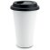 Vaso de plástico con tapa de doble pared Negro