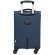 Trolley de 600D RPET Soft Voyage Azul detalle 5