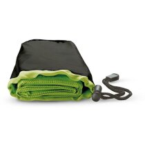 Toalla DRYE microfibra azul verde con bolsa nylon