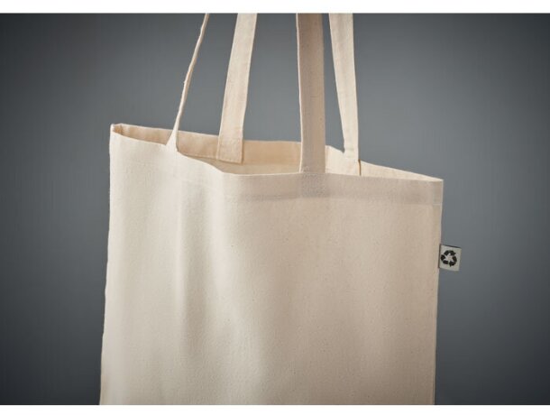 Bolsa 100% algodón normal 140 g/m2 Zoco Beige detalle 3
