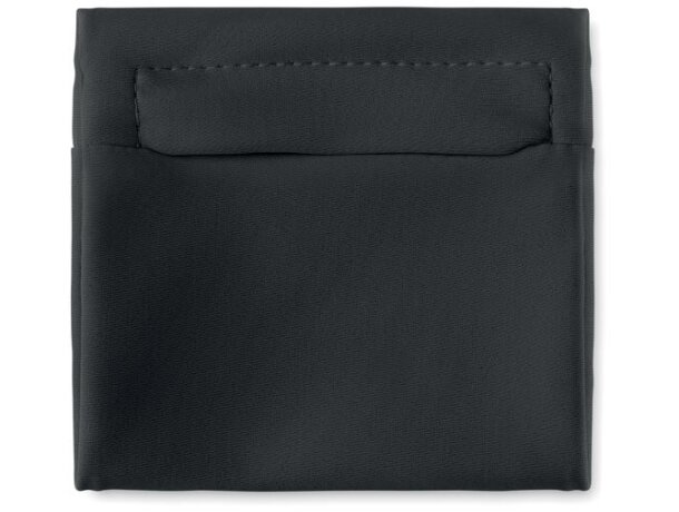 Muñequera lycra y cremallera Loopband Negro detalle 1