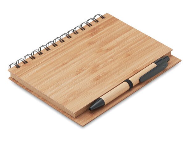 Cuaderno De Notas De Bambú personalizada