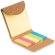 Set bloc y notas adhesivas corcho con solapa Beige detalle 2