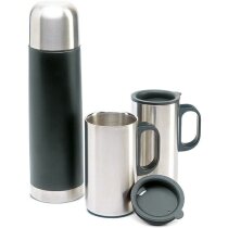 Set Isoset termo 500ml con tazas acero doble capa