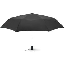 Paraguas plegable y automático negro barato