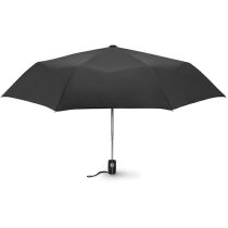 Paraguas plegable y automático personalizado negro Paraguas plegable y automático personalizado negro