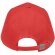 Gorra béisbol de alg. orgánico Bicca Cap Rojo detalle 13