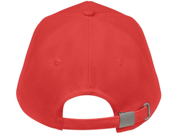 Gorra béisbol de alg. orgánico Bicca Cap Rojo detalle 12