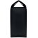 Bolsa ecológica asas de bambú 100% algodón 360 g/m2 Negro detalle 1