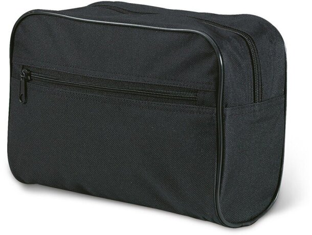 Neceser básico de viaje personalizado negro Neceser básico de viaje personalizado negro