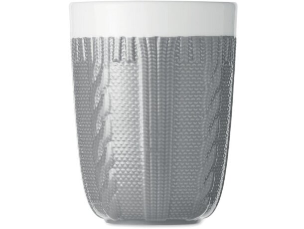 Taza cerámica 310 ml Knitty grabada