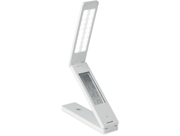 Lámpara Zeta personalizada LED plegable con estación météo Blanco detalle 6