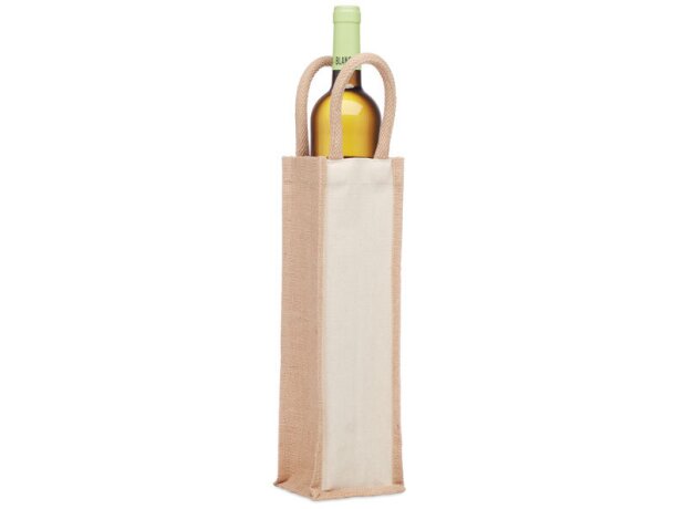 Bolsa para vino Campo Di Vino Beige detalle 1